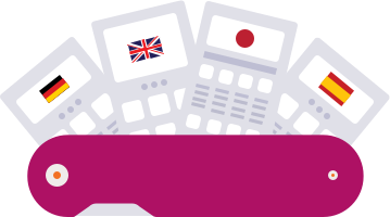 Easily manage multiple brands sites and language versions with the same solution.